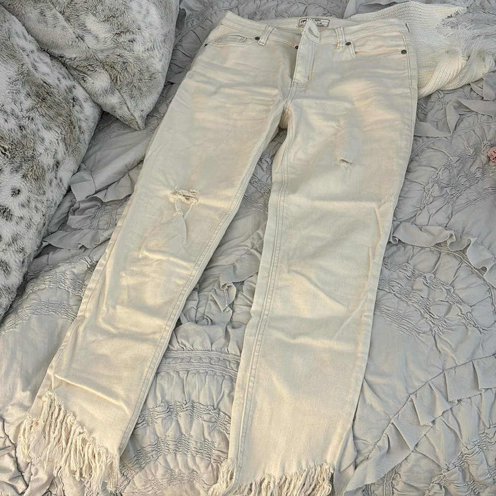 Free people white jeans